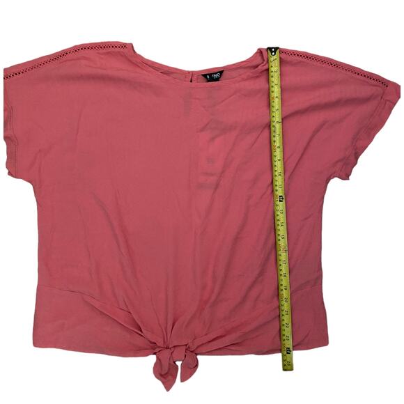 Buffalo David Bitton Short Sleeve Knotted Front Shirt X-Large NEW - Picture 4 of 4